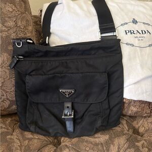Prada Women’s Black Messenger Bag